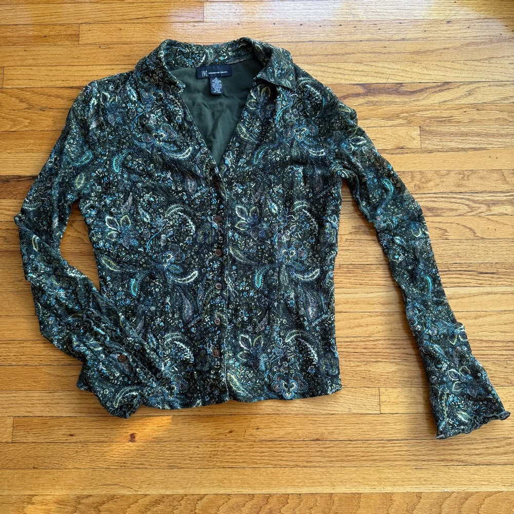 Paisley Button Down Shirt